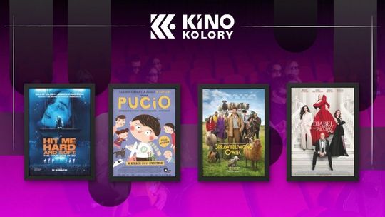 Zdjęcie przedstawia plakaty filmów wyświetlanych w Kinie Kolory w Gorlicach