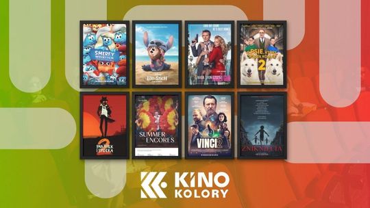 Zdjęcie przedstawia plakaty filmów wyświetlanych w kinie Kolory w Gorlicach