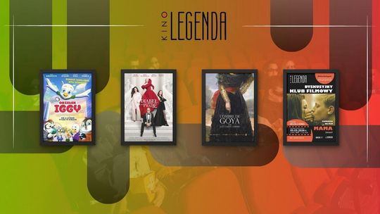Zdjęcie przedstawia plakaty filmów wyświetlanych w kinie Legenda w Gorlicach
