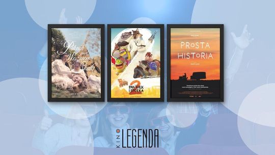 Plakaty filmów wyświetlanych w kinie Legenda w Gorlicach