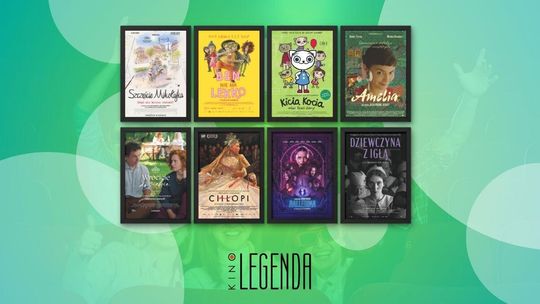 Plakaty filmów wyświetlanych w kinie Legenda w Gorlicach