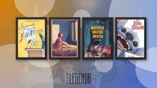 Plakaty filmów wyświetlanych w kinie Legenda w Gorlicach
