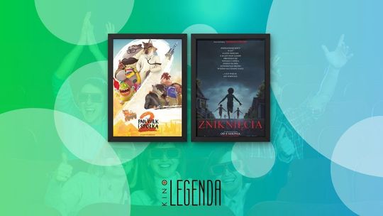 Zdjęcie przedstawia plakaty filmów wyświetlanych w kinie Legenda w Gorlicach