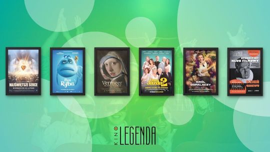 Zdjęcie przedstawia plakaty filmów wyświetlanych w kinie Legenda w Gorlicach