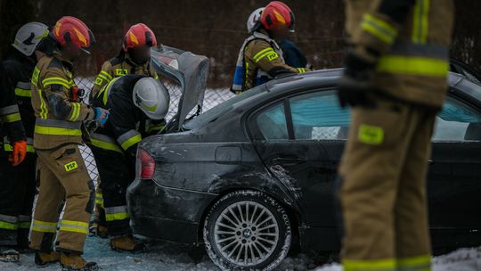 Klęczany. Zderzenie dwóch osobówek [AKTUALIZACJA]