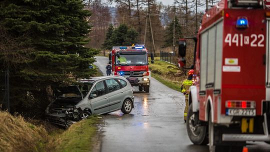 Kobylanka. Renault wpadł do rowu. Są poszkodowani [AKTUALIZACJA]