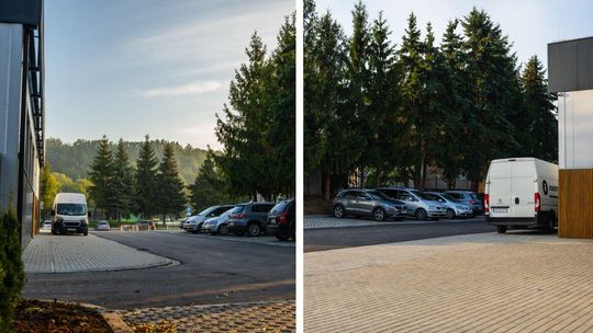 Zdjęcie przedstawia plac po remoncie