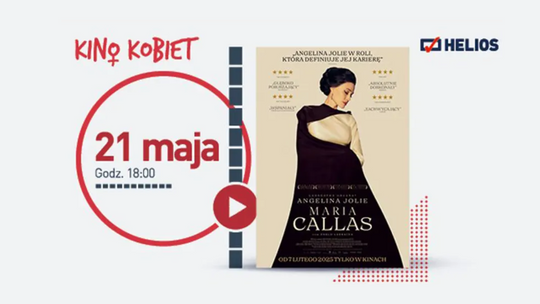 Plakat promujący Kino Kobiet z filmem Maria Callas
