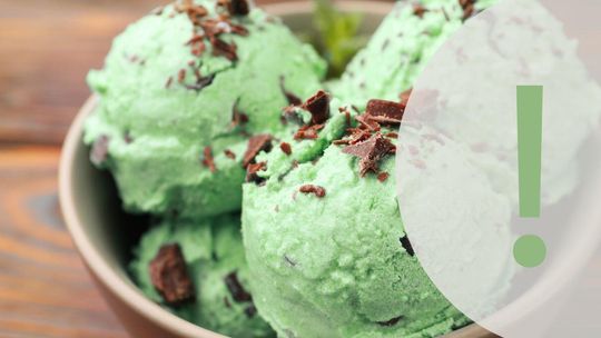 Zdjęcie przedstawia lody