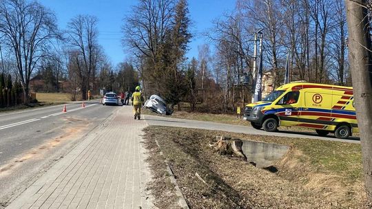 Łużna. Zderzenie opla i toyoty. Są poszkodowani [FOTO]