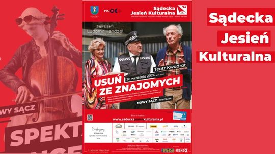 Plakat promujący Sądecką Jesień Kulturalną