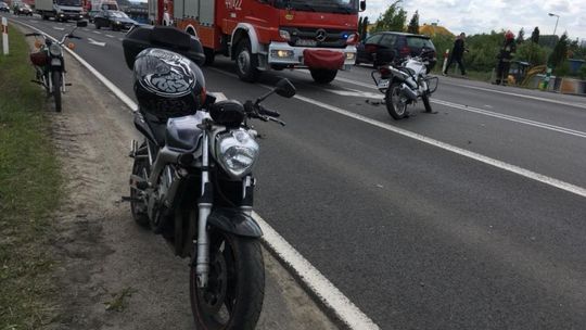 Na obwodnicy zderzyły się dwa motocykle AKTUALIZACJA