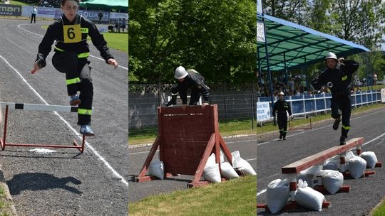 Na stadionie trwa zaciekła rywalizacja druhen i druhów z Gorlickiego