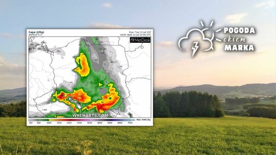 Beskid Niski i mapa Polski