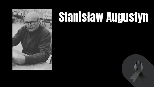 Nie żyje Stanisław Augustyn zdjęcie przedstawia czarno-białe zdjęcie mężczyzny