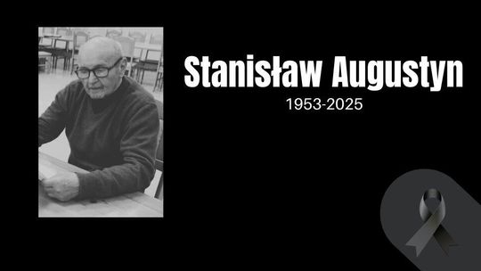 Nie żyje Stanisław Augustyn zdjęcie przedstawia czarno-białe zdjęcie mężczyzny