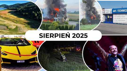 zdjęcie przedstawia twarze osób i domy