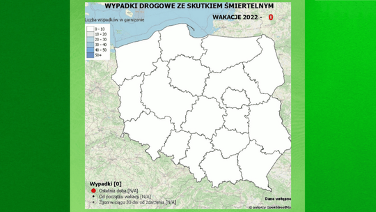 Oby pozostała pusta. Policjanci uruchomili Mapę Wypadków Drogowych ze Skutkiem Śmiertelnym [AKTUALIZACJA]