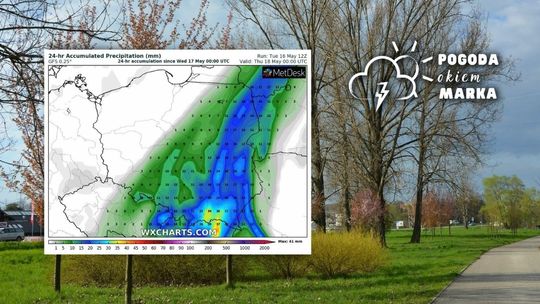 Opady deszczu będą nam towarzyć także i jutro [POGODA OKIEM MARKA]