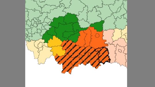 Ostrzeżenia pogodowe dla Gorlickiego wyglądają groźnie