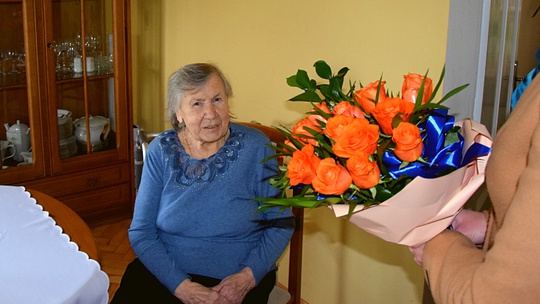 Pani Stefania Janowska skończyła dziś 100 lat