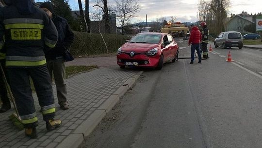 Pierwsza kolizja na ulicy Gorlickiej