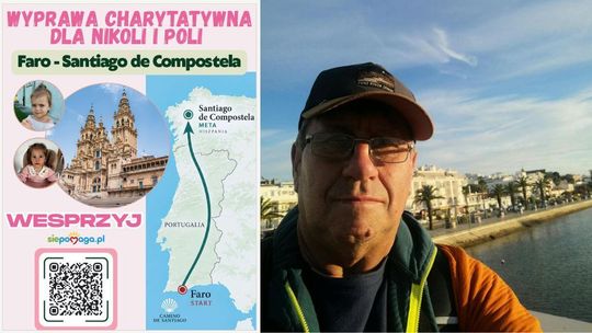 Pierwszy dzień wyprawy z Faro do Santiago za Arturem. Ruszył w drogę dla Nikoli i Poli [LIVE]
