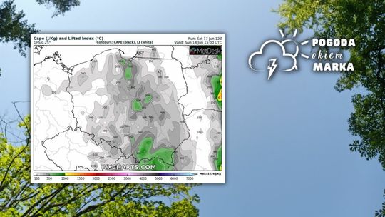 Po południu możliwe lokalne burze [POGODA OKIEM MARKA]