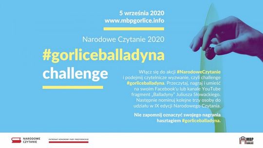 Podejmij czytelnicze wyzwanie #gorliceballadyna!