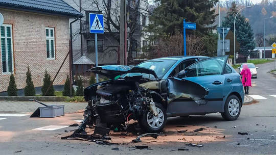 Podsumowanie weekendu na gorlickich drogach. Jak doszło do zderzenia?