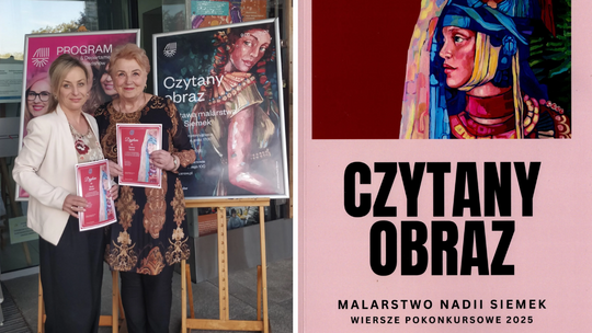 Poezja spotkała malarstwo. Sukces lokalnej grupy poetyckiej na ogólnopolskiej gali Laureaci konkursu Czytany obraz – malarstwo Nadii Siemek