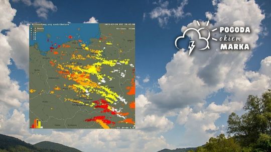 Mapa pogody i chmury nad Zalewem Klimkówka