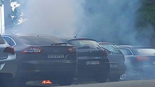 Pożar samochodu na Łysuli [FOTO]