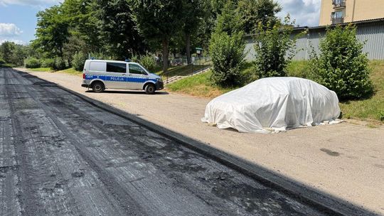Pozostawiony samochód