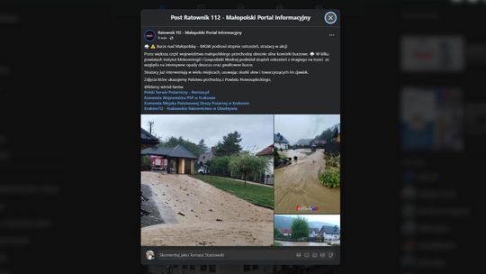 Przez Gorlickie przechodzi potężna nawałnica [FOTO/VIDEO]
