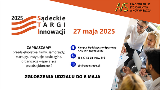 Sądeckie Targi Innowacji 2025 w Akademii Nauk Stosowanych w Nowym Sączu