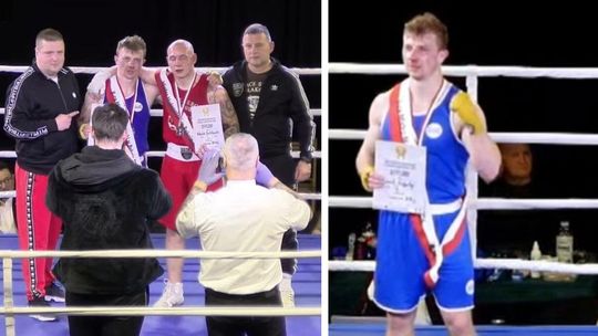 Zdjęcie przedstawia zawodnika