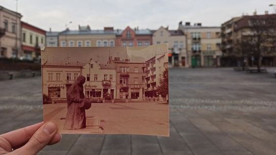 Stała na placu Armii Czerwonej, stanie ponownie na Rynku. Tereska na rozmowie z konserwatorem