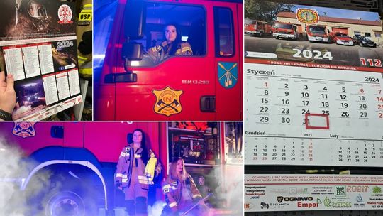 kalendarze strażaków z powiatu gorlickiego