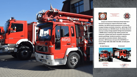 Strażacy z OSP Korczyna proszą o pomoc