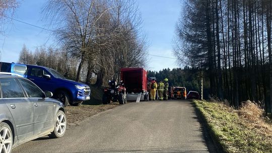 Strzeszyn. Poszukiwania policji i straży pożarnej. W akcji kilkadziesiąt osób Strzeszyn. Poszukiwania policji i straży pożarnej. W akcji kilkadziesiąt osób