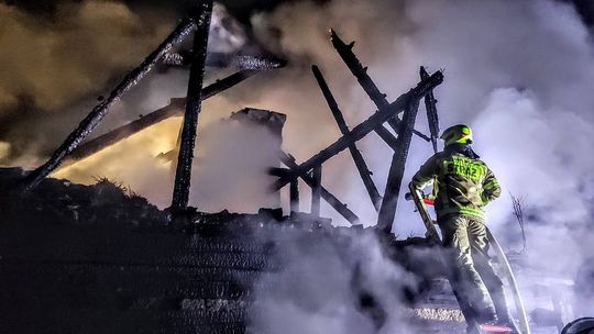 Strzeszyn. Pożar budynku mieszkalnego [FOTO/AKTUALIZACJA]