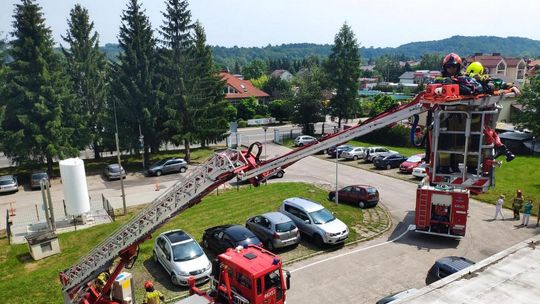 straż pożarna gorlice ćwiczenia szpital Dariusz Surmacz