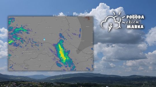 Mapa pogody i chmury nad Zalewem Klimkówka