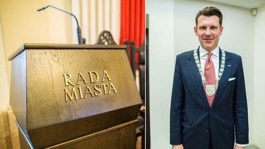 zdjęcie przedstawia mężczyznę w łańcuchu burmiatrza