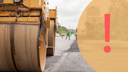 Trwa przebudowa drogi powiatowej. Sprawdź który odcinek Zdjęcie przedstawia roboty drogowe