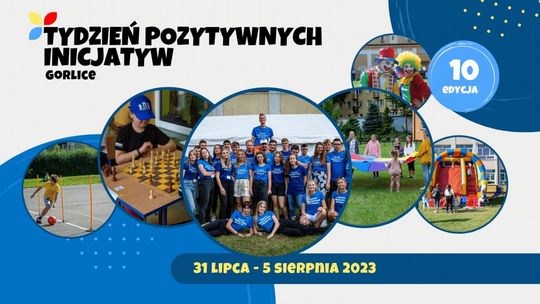 Tydzień Pozytywnych Inicjatyw 2023 w Gorlicach rozpoczyna się jutro!