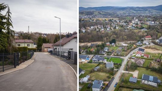 Zdjęcie przedstawia ulicę Gajową w Gorlicach