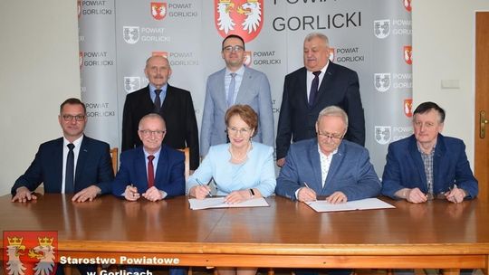 Podpisanie umowy na modernizację drogi powiatowej 1469K Gorlice-Bystra-Łużna