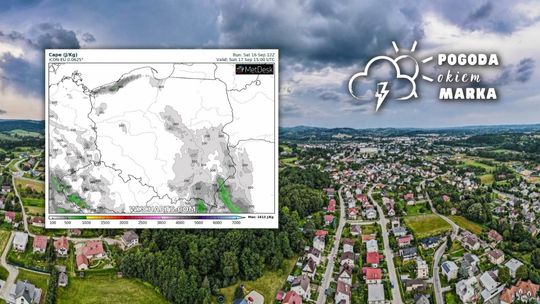 Gorlice widok z drona i mapa pogody